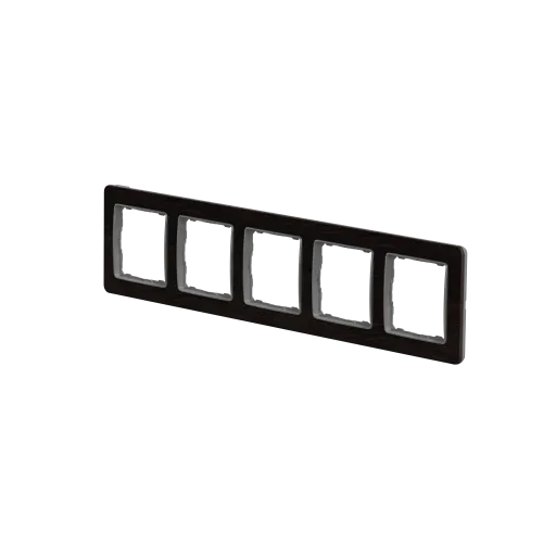 Рамка 5-постов, венге, Sedna Design Schneider Electric SDD381805U