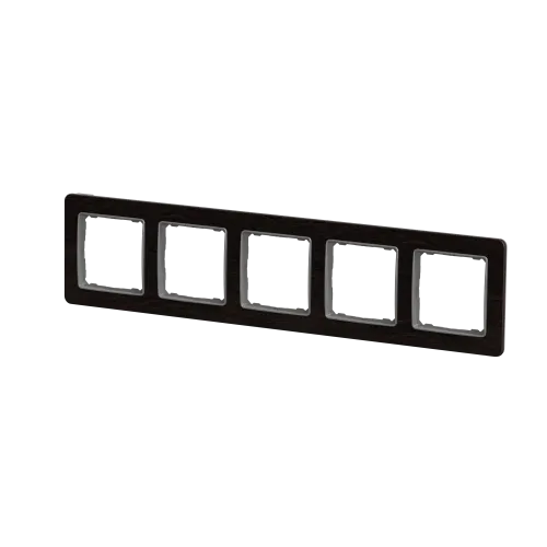 Рамка 5-постов, венге, Sedna Design Schneider Electric SDD381805U