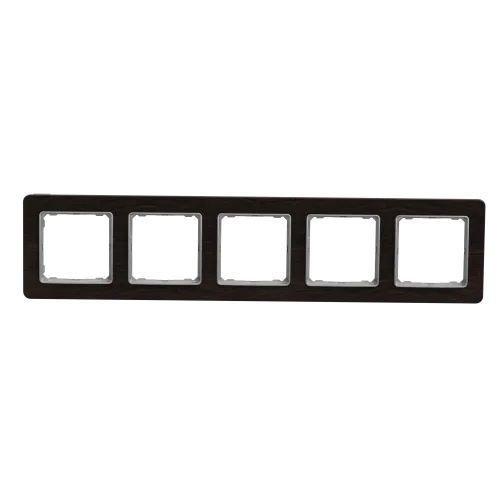 Рамка 5-постов, венге, Sedna Design Schneider Electric SDD381805U