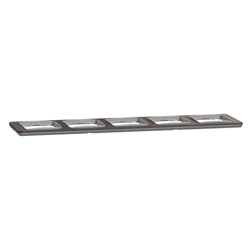 Рамка 5-постов, венге, Sedna Design Schneider Electric SDD381805U