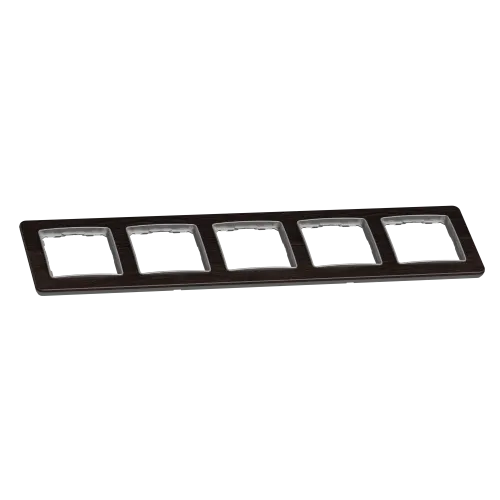 Рамка 5-постов, венге, Sedna Design Schneider Electric SDD381805U