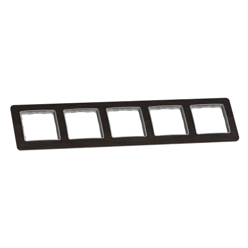 Рамка 5-постов, венге, Sedna Design Schneider Electric SDD381805U