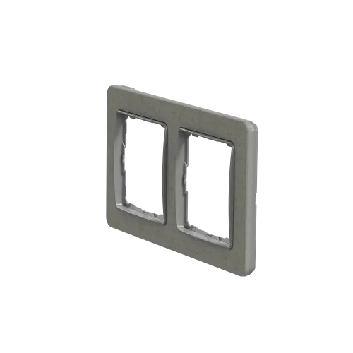 Рамка 2 поста, бетон, Sedna Design SDD390802