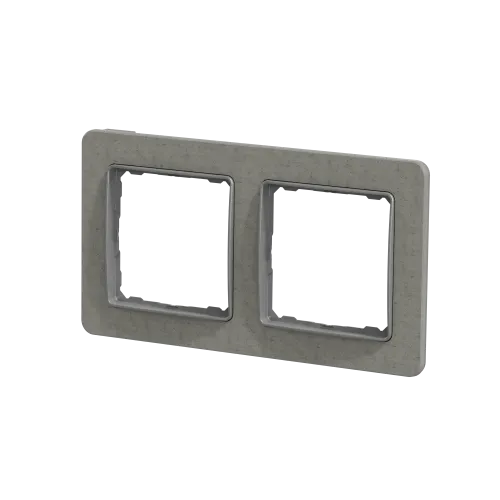 Рамка 2 поста, бетон, Sedna Design SDD390802