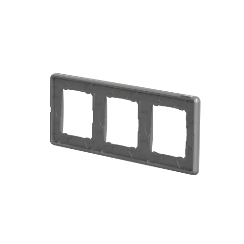 Рамка 3 поста, бетон, Sedna Design SDD390803