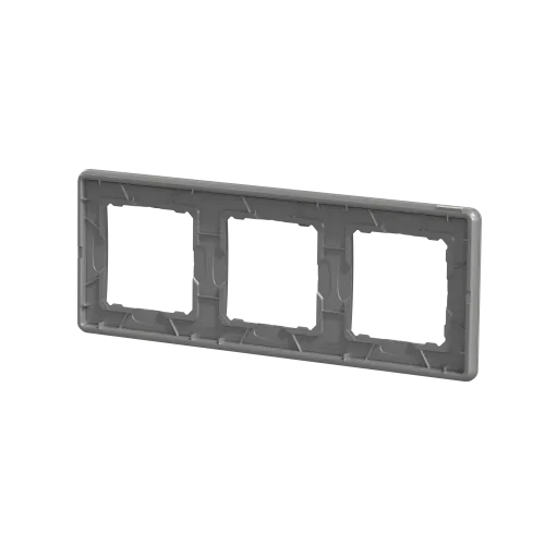 Рамка 3 поста, бетон, Sedna Design SDD390803