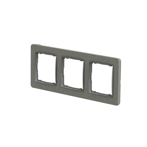 Рамка 3 поста, бетон, Sedna Design SDD390803