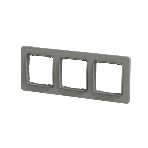 Рамка 3 поста, бетон, Sedna Design SDD390803