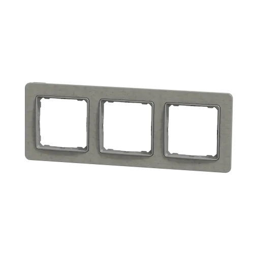 Рамка 3 поста, бетон, Sedna Design SDD390803