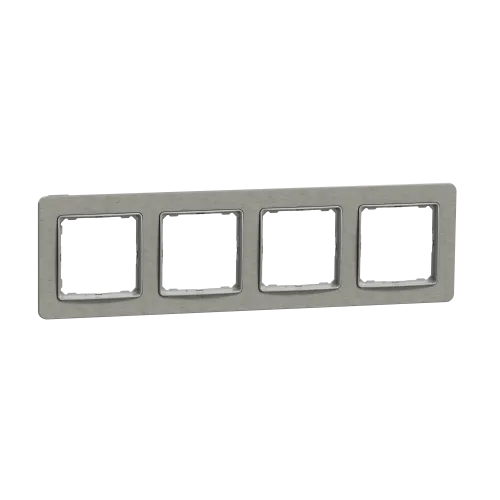 Рамка 4 поста, бетон, Sedna Design SDD390804