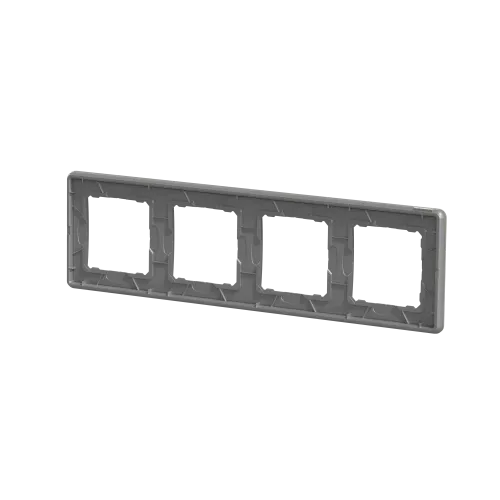Рамка 4 поста, бетон, Sedna Design SDD390804