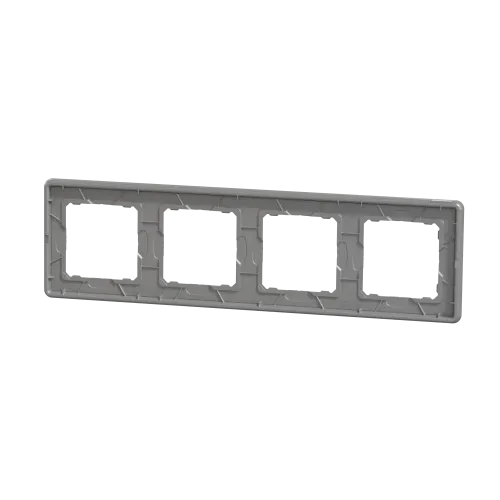 Рамка 4 поста, бетон, Sedna Design SDD390804