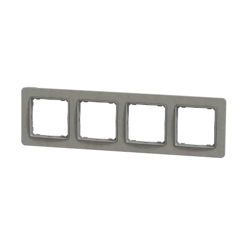 Рамка 4 поста, бетон, Sedna Design SDD390804