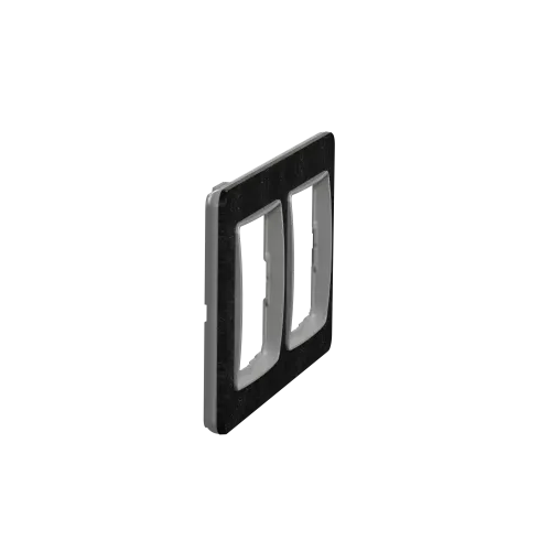 Рамка 2 поста, камень, Sedna Design SDD391802