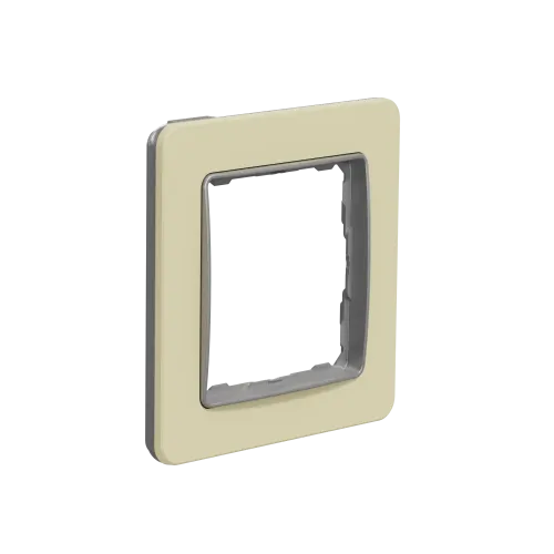 Рамка 1-пост, матовый песочный, Sedna Design Schneider Electric SDD392801