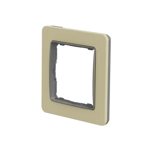 Рамка 1-пост, матовый песочный, Sedna Design Schneider Electric SDD392801