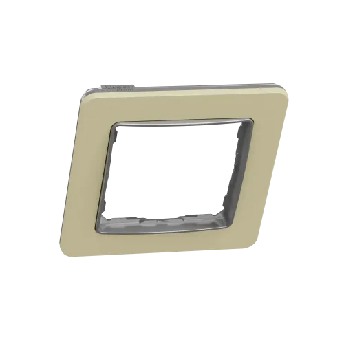 Рамка 1-пост, матовый песочный, Sedna Design Schneider Electric SDD392801