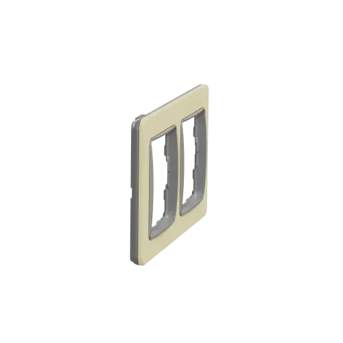 Рамка 2-поста, матовый песочный, Sedna Design Schneider Electric SDD392802