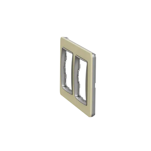 Рамка 2-поста, матовый песочный, Sedna Design Schneider Electric SDD392802