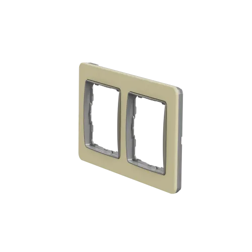 Рамка 2-поста, матовый песочный, Sedna Design Schneider Electric SDD392802