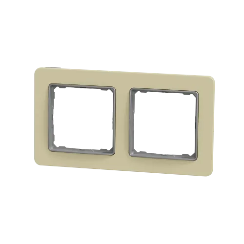 Рамка 2-поста, матовый песочный, Sedna Design Schneider Electric SDD392802
