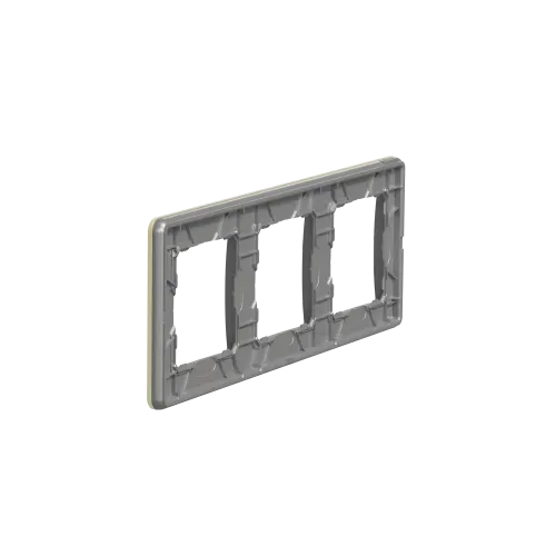 Рамка 3-поста, матовый песочный, Sedna Design Schneider Electric SDD392803