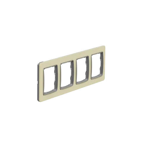 Рамка 4-поста, матовый песочный, Sedna Design Schneider Electric SDD392804