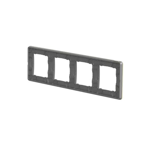Рамка 4-поста, матовый песочный, Sedna Design Schneider Electric SDD392804