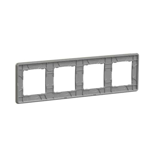 Рамка 4-поста, матовый песочный, Sedna Design Schneider Electric SDD392804