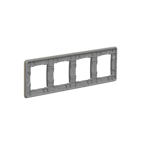 Рамка 4-поста, матовый песочный, Sedna Design Schneider Electric SDD392804