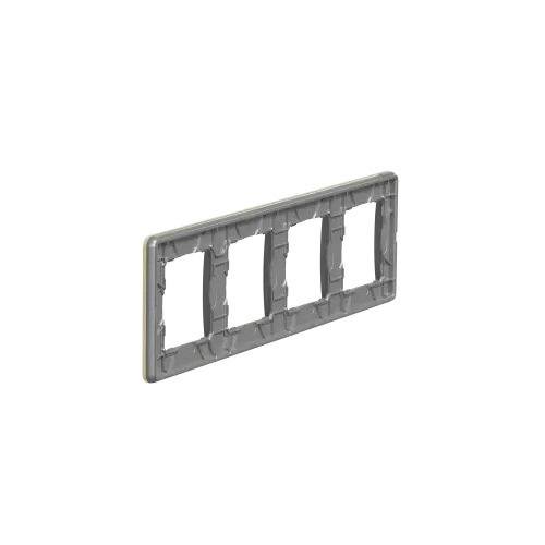 Рамка 4-поста, матовый песочный, Sedna Design Schneider Electric SDD392804