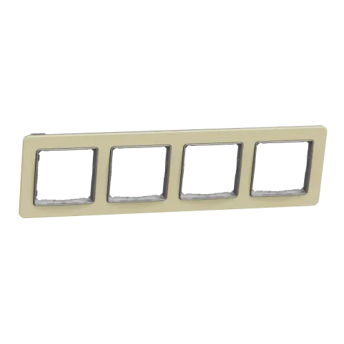 Рамка 4-поста, матовый песочный, Sedna Design Schneider Electric SDD392804