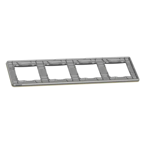 Рамка 4-поста, матовый песочный, Sedna Design Schneider Electric SDD392804