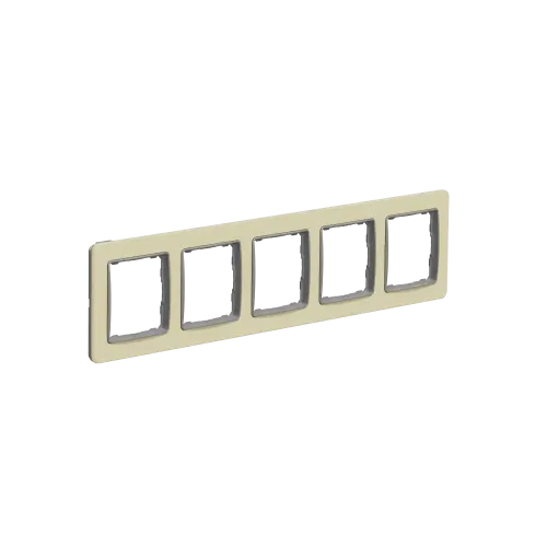 Рамка 5-постов, матовый песочный, Sedna Design Schneider Electric SDD392805