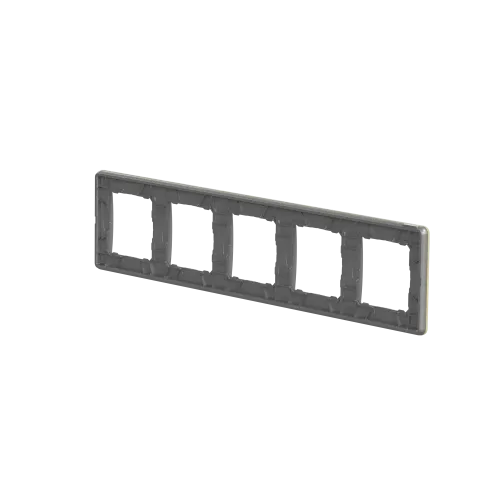 Рамка 5-постов, матовый песочный, Sedna Design Schneider Electric SDD392805