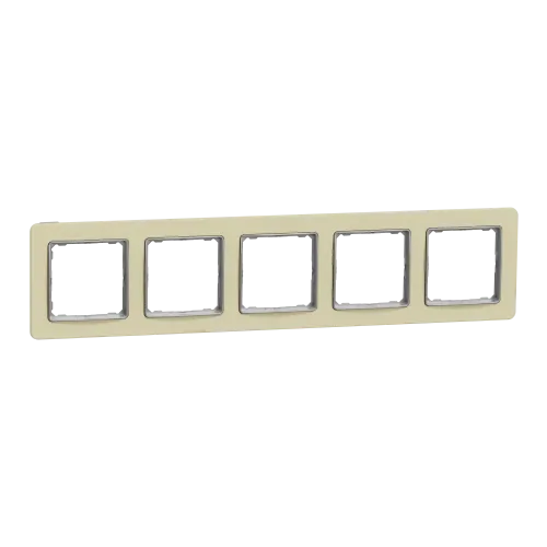 Рамка 5-постов, матовый песочный, Sedna Design Schneider Electric SDD392805
