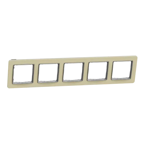 Рамка 5-постов, матовый песочный, Sedna Design Schneider Electric SDD392805