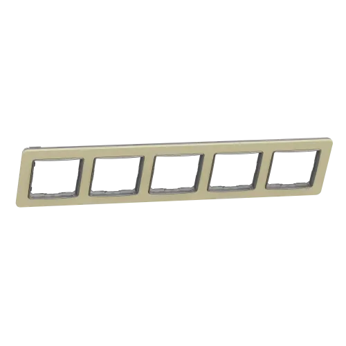 Рамка 5-постов, матовый песочный, Sedna Design Schneider Electric SDD392805