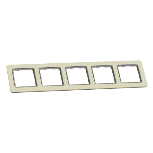 Рамка 5-постов, матовый песочный, Sedna Design Schneider Electric SDD392805