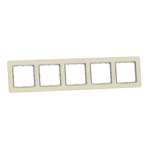 Рамка 5-постов, матовый песочный, Sedna Design Schneider Electric SDD392805