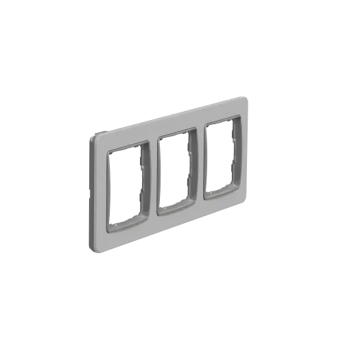 Рамка 3-поста, матовый глиняно-серый, Sedna Design Schneider Electric SDD393803