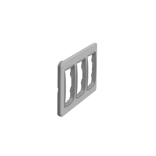 Рамка 3-поста, матовый глиняно-серый, Sedna Design Schneider Electric SDD393803