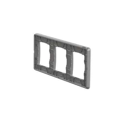 Рамка 3-поста, матовый глиняно-серый, Sedna Design Schneider Electric SDD393803