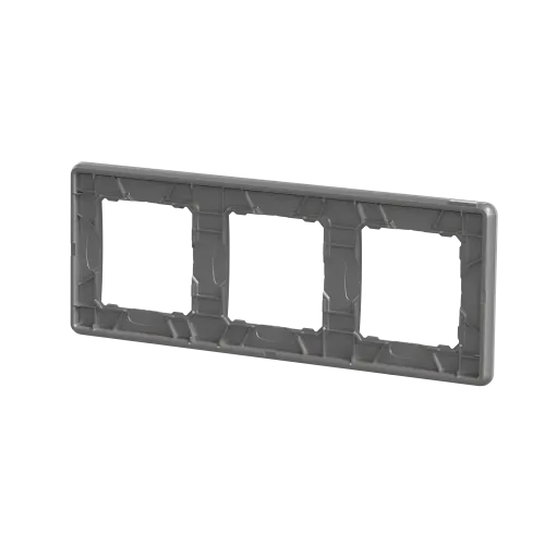 Рамка 3-поста, матовый глиняно-серый, Sedna Design Schneider Electric SDD393803
