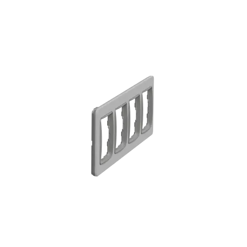 Рамка 4-поста, матовый глиняно-серый, Sedna Design Schneider Electric SDD393804