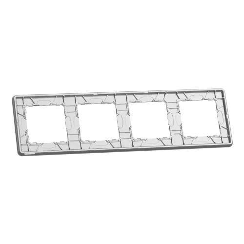 Рамка 4-поста, матовый глиняно-серый, Sedna Design Schneider Electric SDD393804