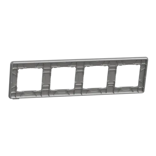 Рамка 4-поста, матовый глиняно-серый, Sedna Design Schneider Electric SDD393804