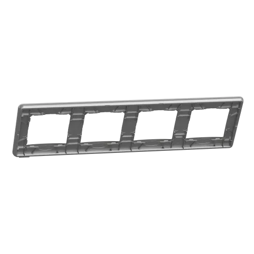 Рамка 4-поста, матовый глиняно-серый, Sedna Design Schneider Electric SDD393804