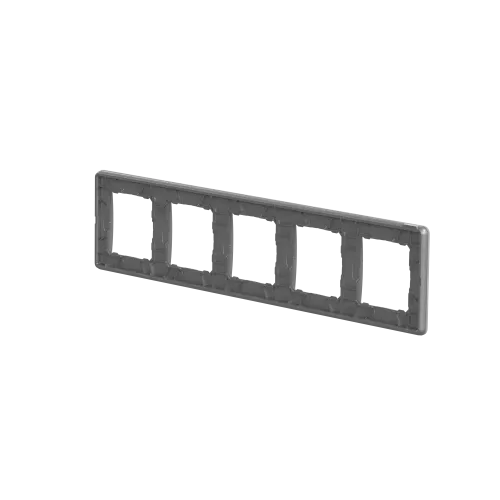 Рамка 5-постов, матовый глиняно-серый, Sedna Design Schneider Electric SDD393805