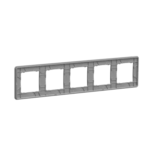 Рамка 5-постов, матовый глиняно-серый, Sedna Design Schneider Electric SDD393805
